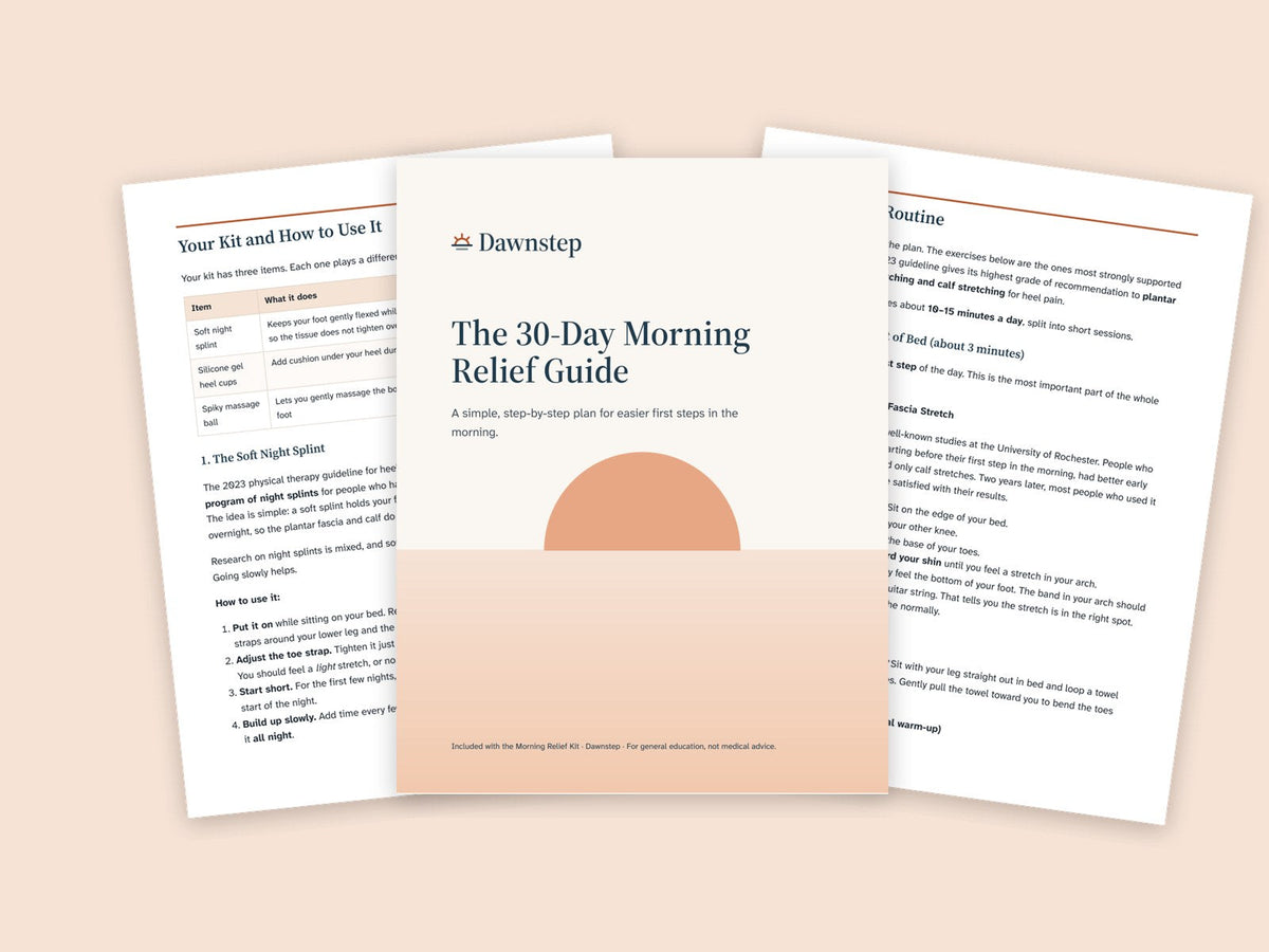Pages from the 30-Day Morning Relief Guide